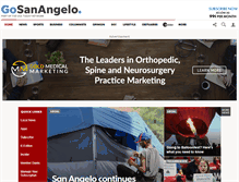 Tablet Screenshot of gosanangelo.com